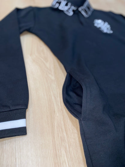 Women Black an White Designer Collar body Dress